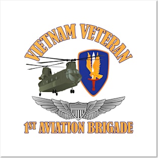 Vietnam Vet CH-47 Aircrew Posters and Art